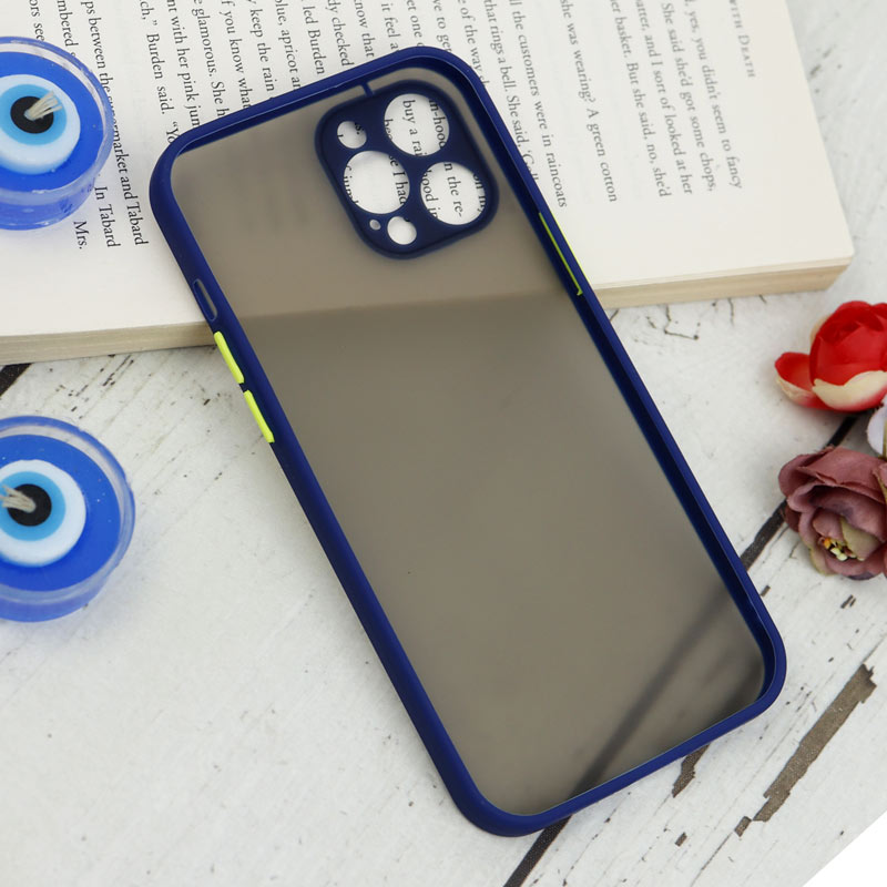 قاب PC مات محافظ لنز دار iPhone 12 Pro Max