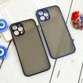 قاب PC مات محافظ لنز دار iPhone 12 Pro Max