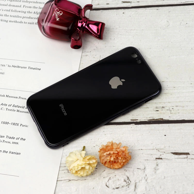 قاب محافظ لنزدار My Case پشت گلسی iPhone 6/6s مشکی