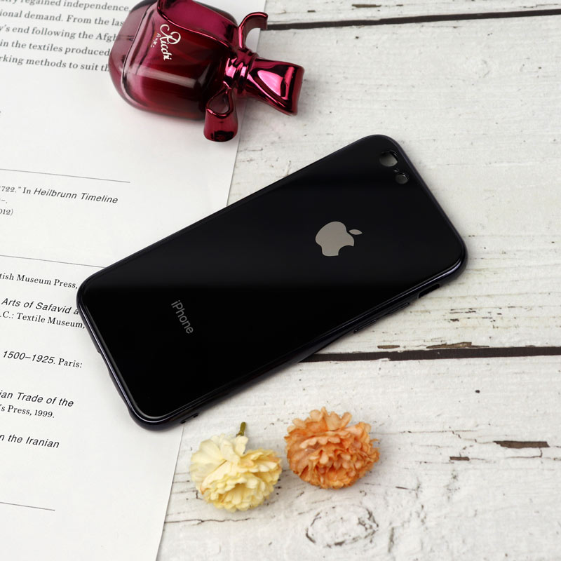 قاب محافظ لنزدار My Case پشت گلسی iPhone 6/6s مشکی