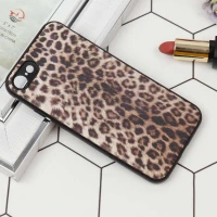 قاب محافظ لنزدار طرح پلنگی iPhone 7/8