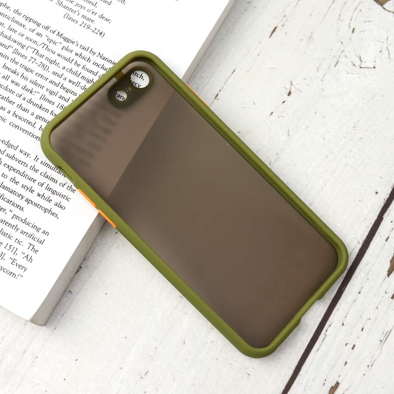 قاب PC مات محافظ لنز دار iPhone 7/8