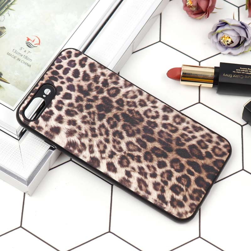 قاب محافظ لنزدار طرح پلنگی iPhone 7 Plus / 8 Plus