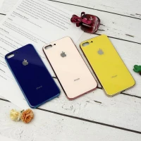 قاب محافظ لنزدار My Case پشت گلسی iPhone 7 Plus / 8 Plus رنگی