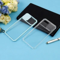 قاب PC شفاف ضربه گیر محافظ لنزدار کشویی iPhone 7 Plus / 8 Plus