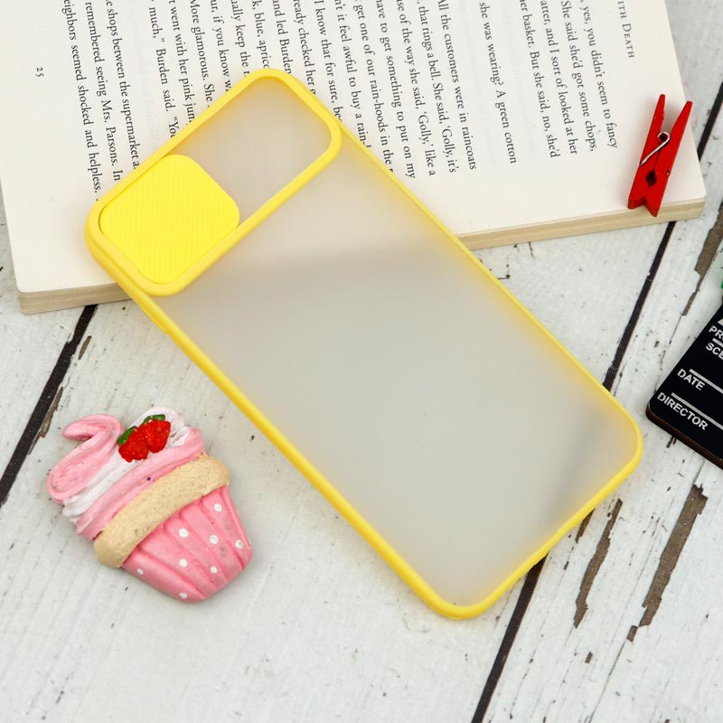 قاب PC مات محافظ لنز دار کشویی iPhone 7 Plus / 8 Plus
