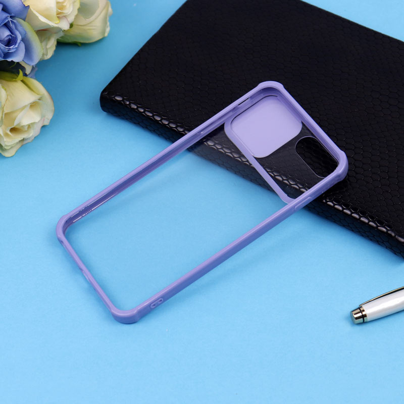 قاب PC شفاف ضربه گیر محافظ لنزدار کشویی iPhone 7 Plus / 8 Plus