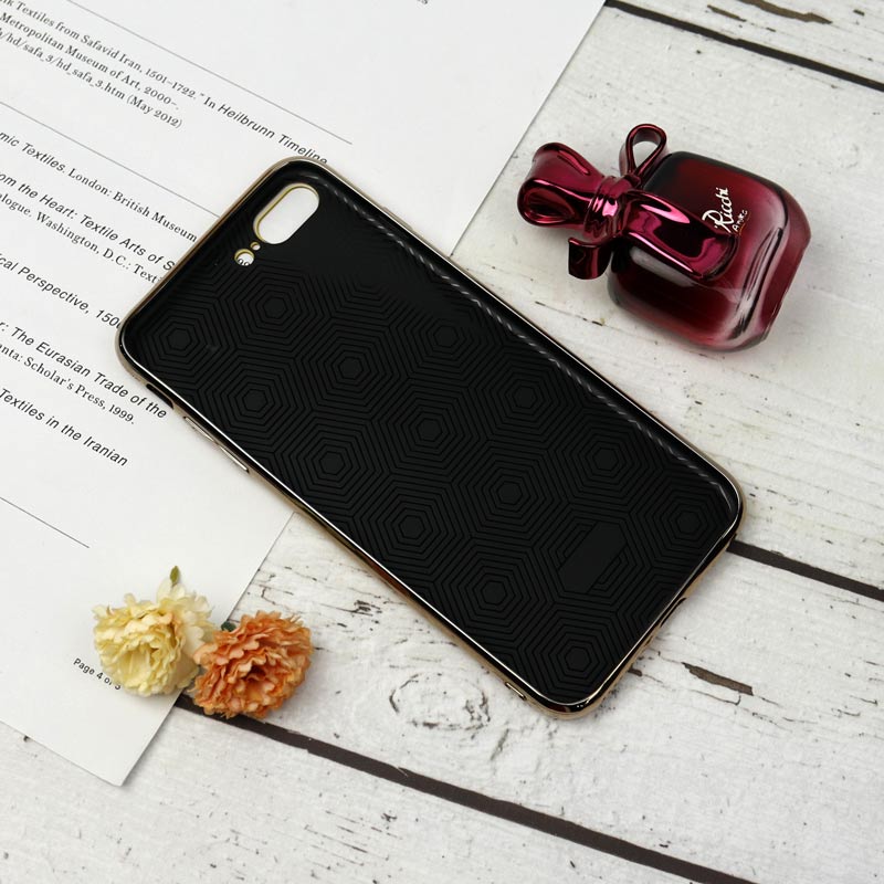 قاب محافظ لنزدار My Case پشت گلسی iPhone 7 Plus / 8 Plus رنگی