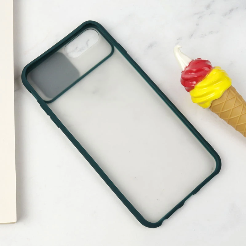 قاب PC مات محافظ لنز دار کشویی iPhone 7 Plus / 8 Plus