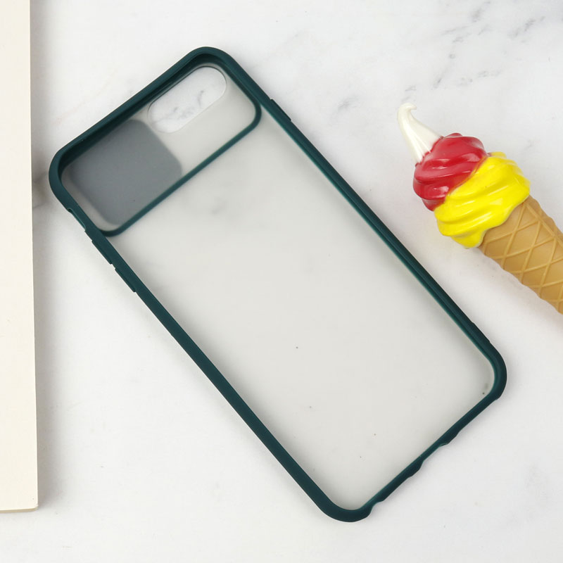 قاب PC مات محافظ لنز دار کشویی iPhone 7 Plus / 8 Plus