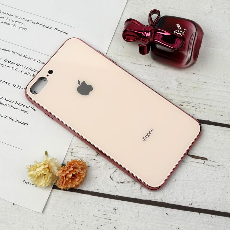 قاب محافظ لنزدار My Case پشت گلسی iPhone 7 Plus / 8 Plus رنگی