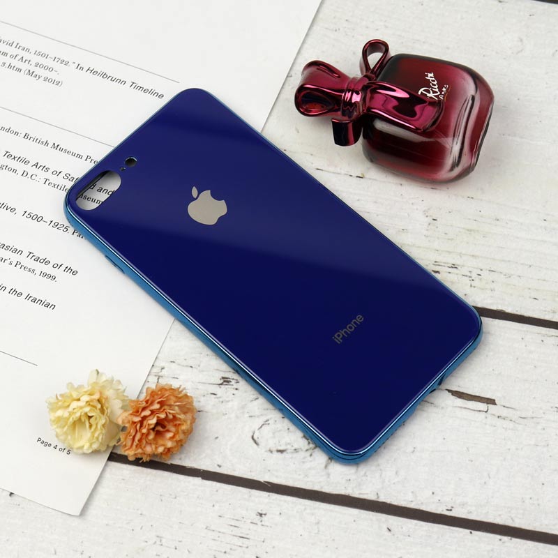 قاب محافظ لنزدار My Case پشت گلسی iPhone 7 Plus / 8 Plus رنگی