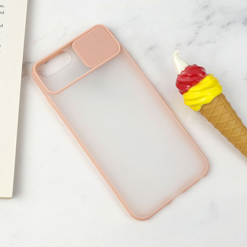 قاب PC مات محافظ لنز دار کشویی iPhone 7 Plus / 8 Plus
