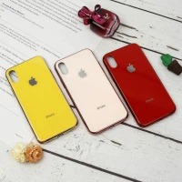 قاب My Case پشت گلسی iPhone X/XS رنگی