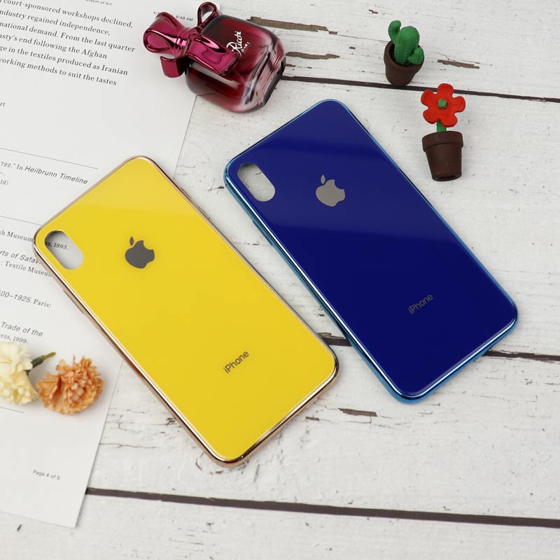 قاب My Case پشت گلسی iPhone XS Max رنگی