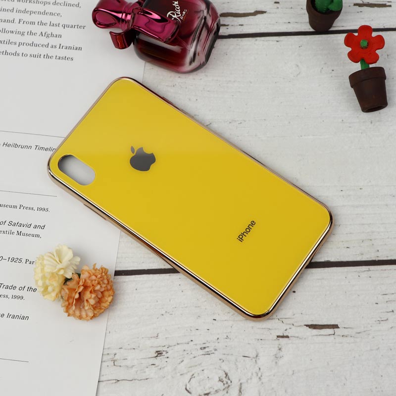 قاب My Case پشت گلسی iPhone XS Max رنگی