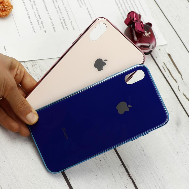 قاب My Case پشت گلسی iPhone XS Max رنگی