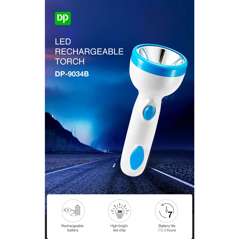 چراغ قوه شارژی DP.LED Light DP-9034B