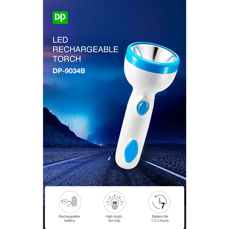 چراغ قوه شارژی DP.LED Light DP-9034B