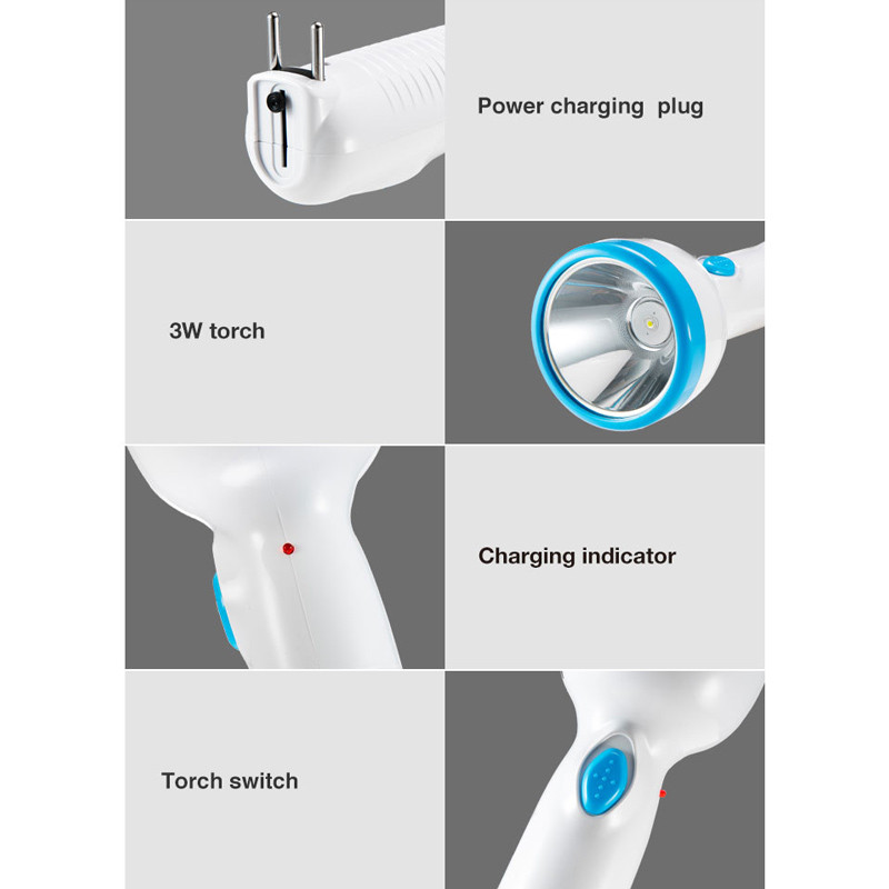 چراغ قوه شارژی DP.LED Light DP-9034B