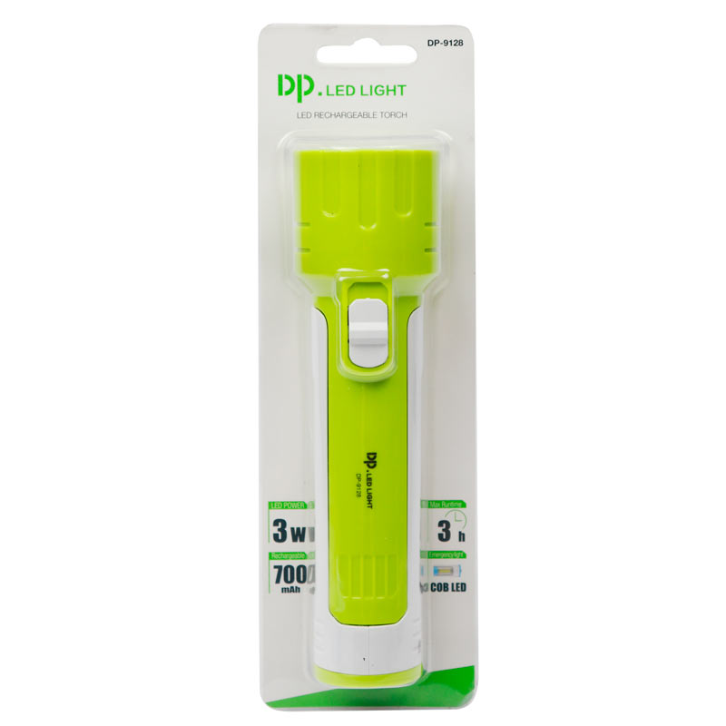 چراغ قوه شارژی 2 حالته DP.LED Light DP-9128
