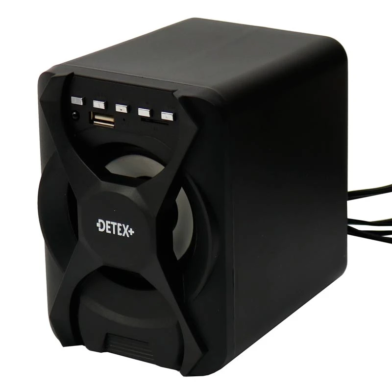 اسپیکر سه تکه بلوتوثی رم و فلش خور Detex+ DS-99 + ریموت کنترل