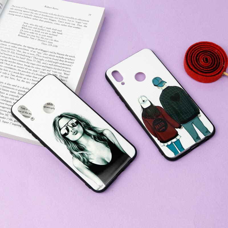 قاب فانتزی برجسته دخترانه هواوی p20 lite سری 7