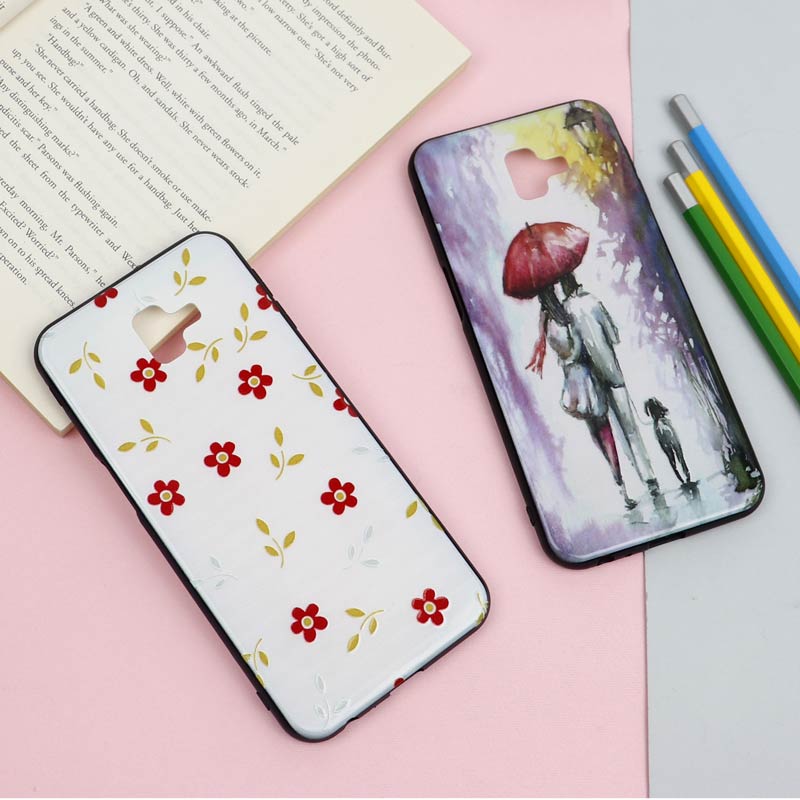 قاب فانتزی برجسته دخترانه سامسونگ J6 Plus سری 16