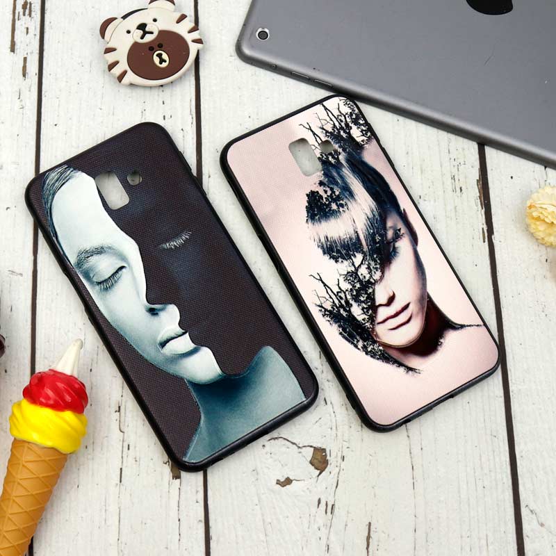 قاب فانتزی برجسته سامسونگ J6 Plus سری 18