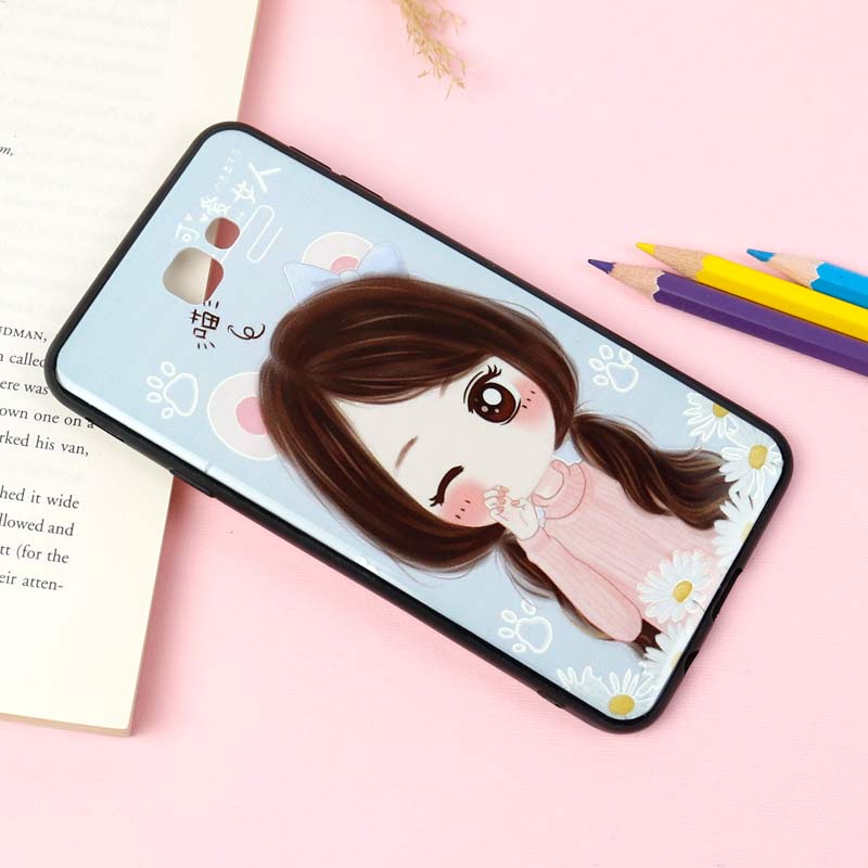 قاب فانتزی برجسته دخترانه سامسونگ J7 Prime سری 16