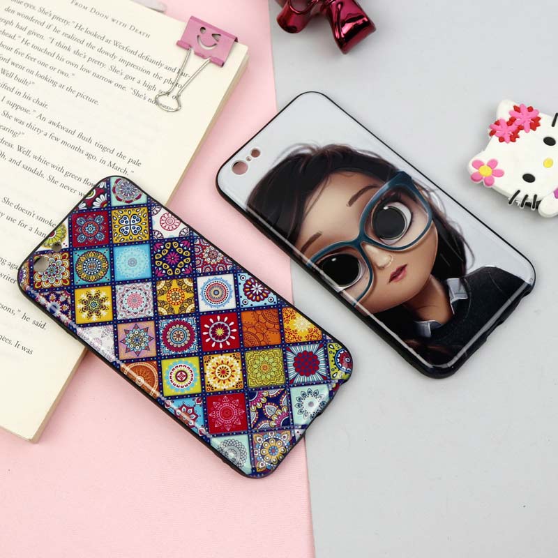قاب فانتزی برجسته دخترانه iPhone 6/6s سری 16