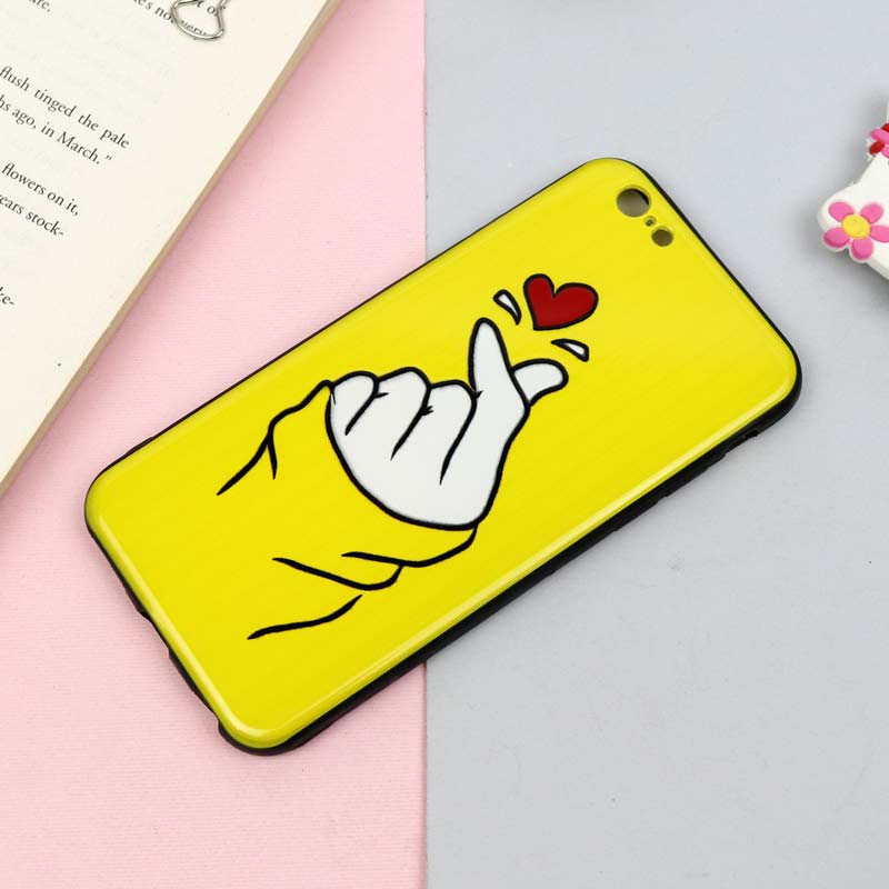 قاب فانتزی برجسته دخترانه iPhone 6/6s سری 16