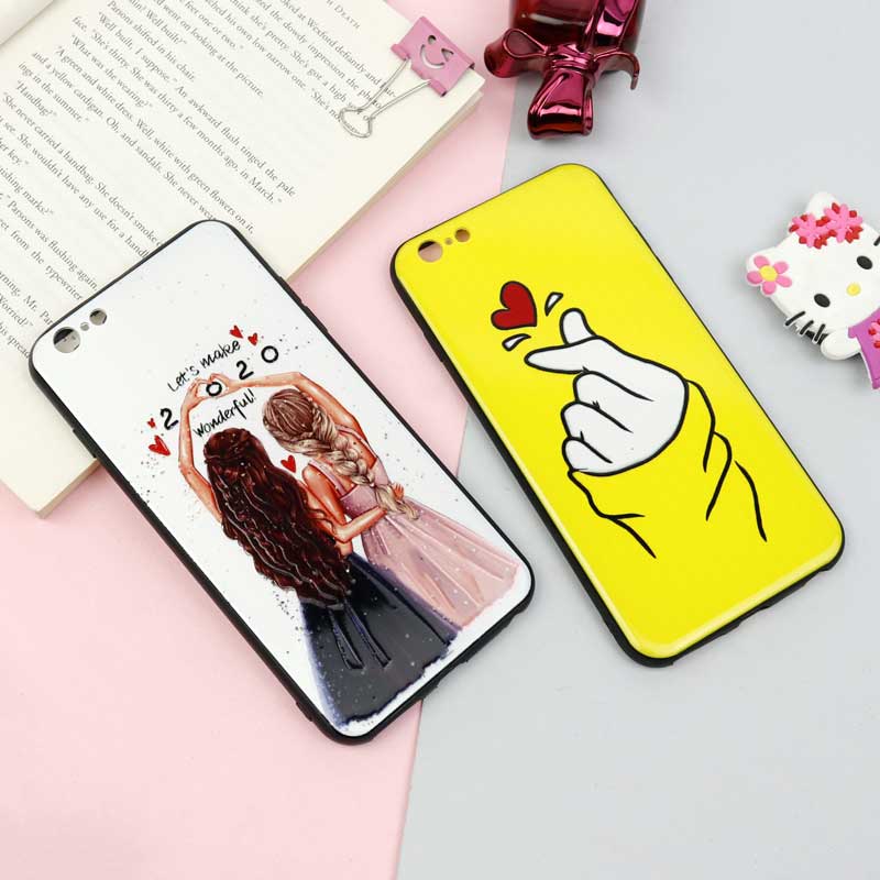 قاب فانتزی برجسته دخترانه iPhone 6 Plus / 6s Plus سری 16