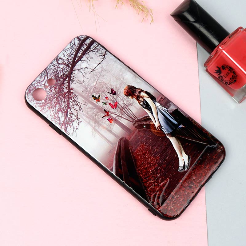 قاب محافظ لنز دار فانتزی برجسته دخترانه iPhone 7/8 سری 16