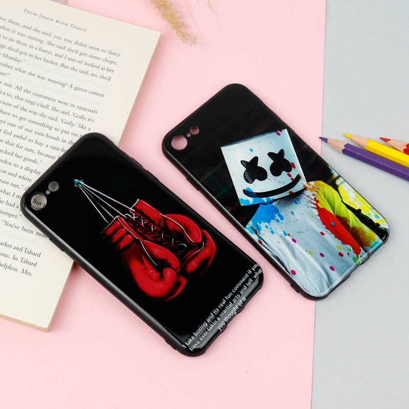 قاب فانتزی محافظ لنزدار برجسته پسرانه iPhone 7/8 سری 16