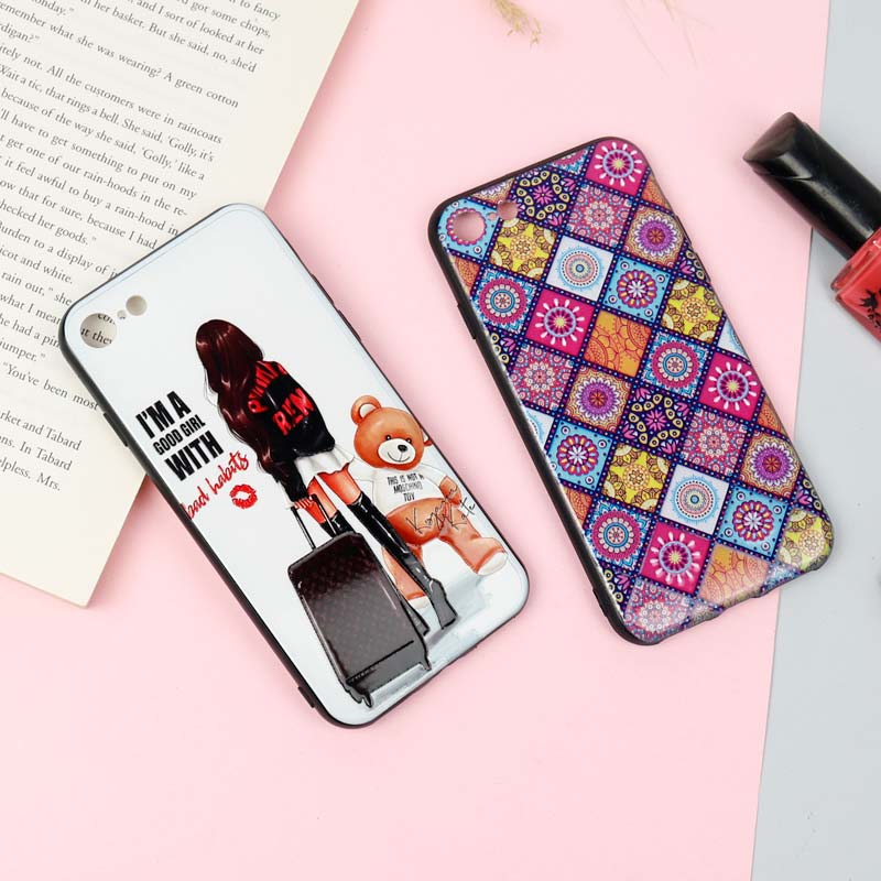 قاب محافظ لنز دار فانتزی برجسته دخترانه iPhone 7/8 سری 16