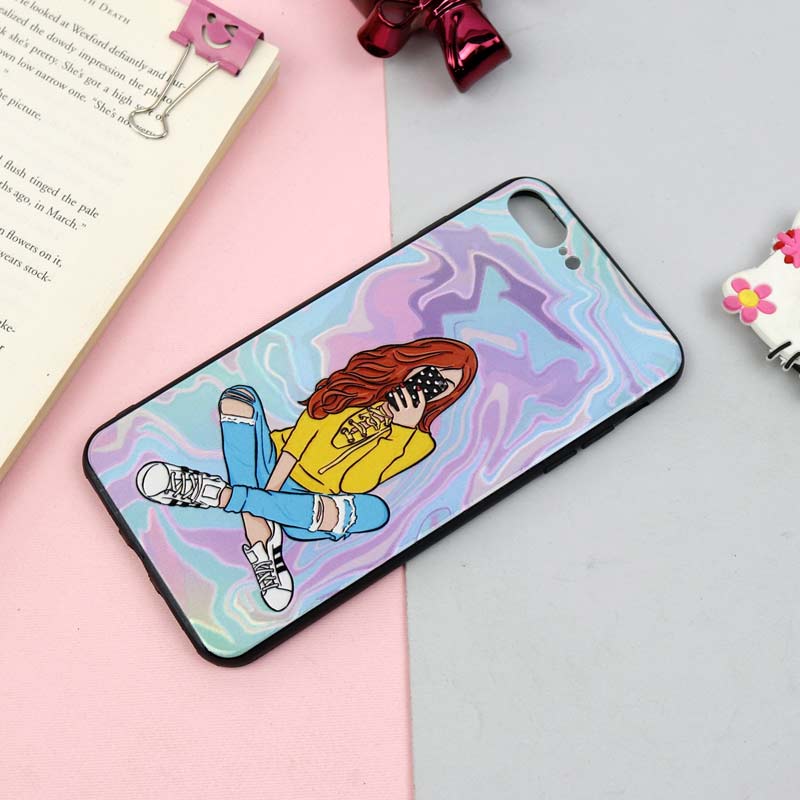 قاب فانتزی برجسته دخترانه آیفون iPhone 7 Plus / 8 Plus سری 16