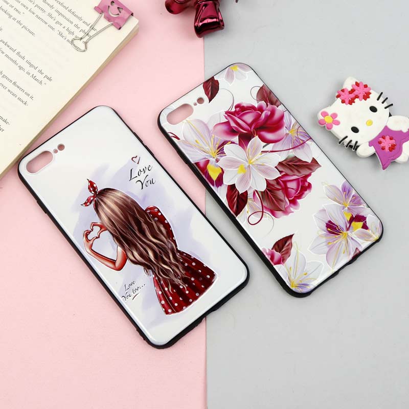 قاب فانتزی برجسته دخترانه آیفون iPhone 7 Plus / 8 Plus سری 16