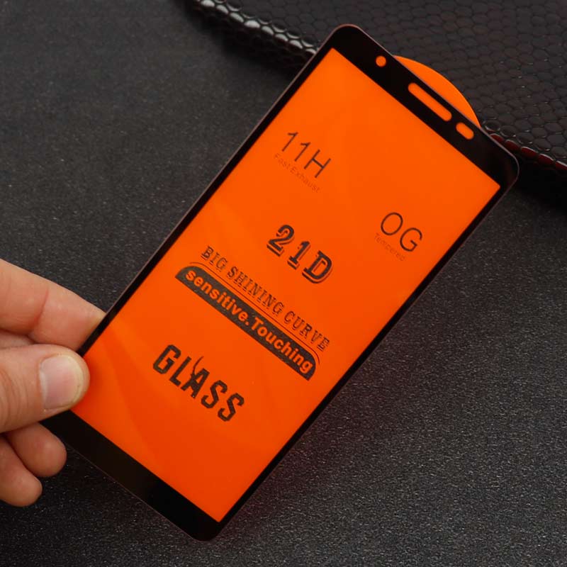 گلس فول چسب OG سامسونگ Galaxy A3 Core مشکی