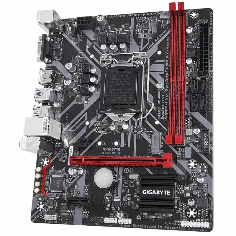 مادربرد گیگابایت B365M H rev. 1.0 DDR4