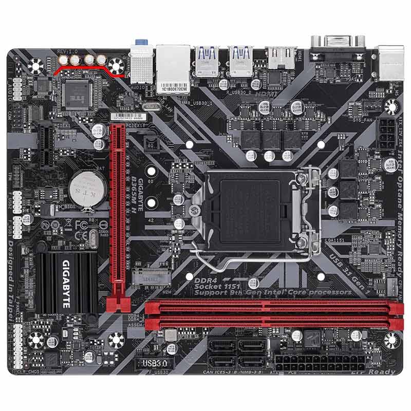 مادربرد گیگابایت B365M H rev. 1.0 DDR4