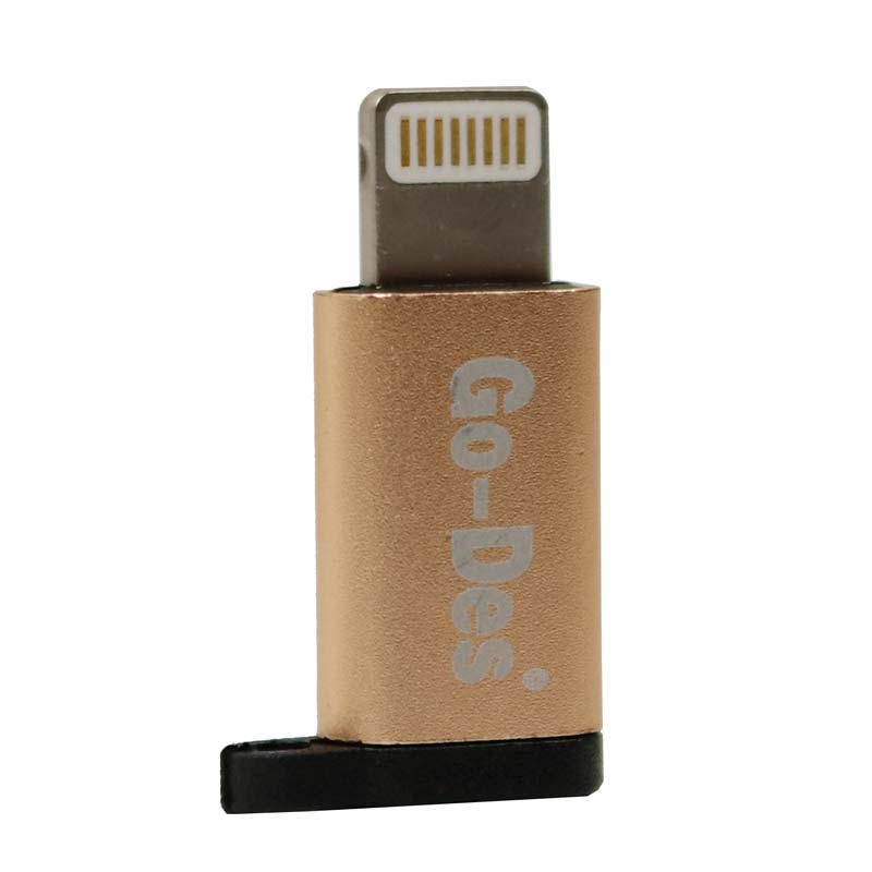 تبدیل GO-DES GD-CT09 MicroUSB To Lightning