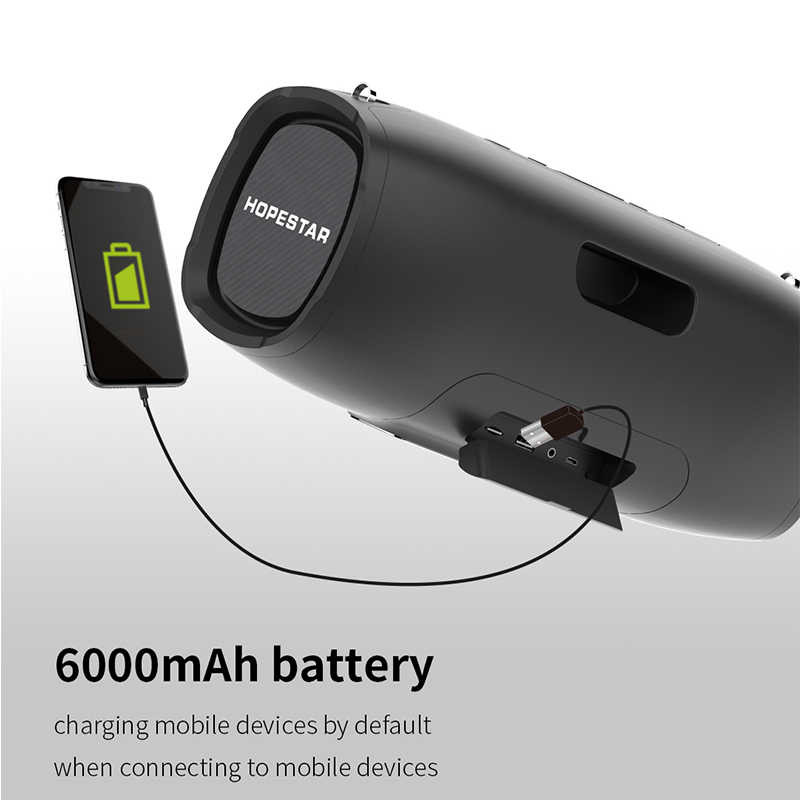 اسپیکر بلوتوثی رم و فلش خور Hopestar A6 Party