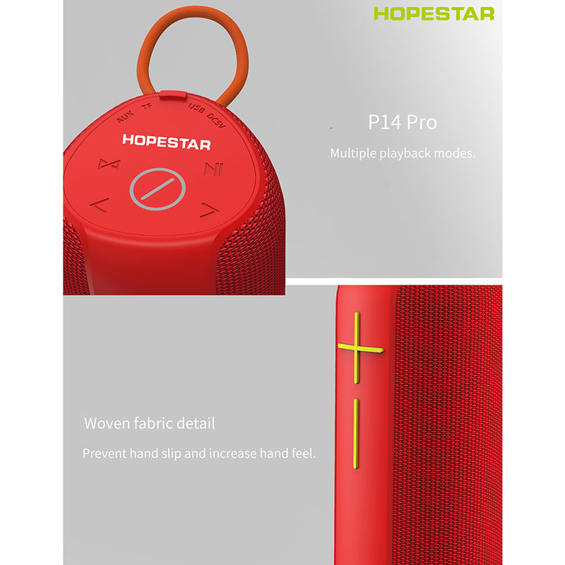 اسپیکر بلوتوثی رم و فلش خور Hopestar P14 Pro