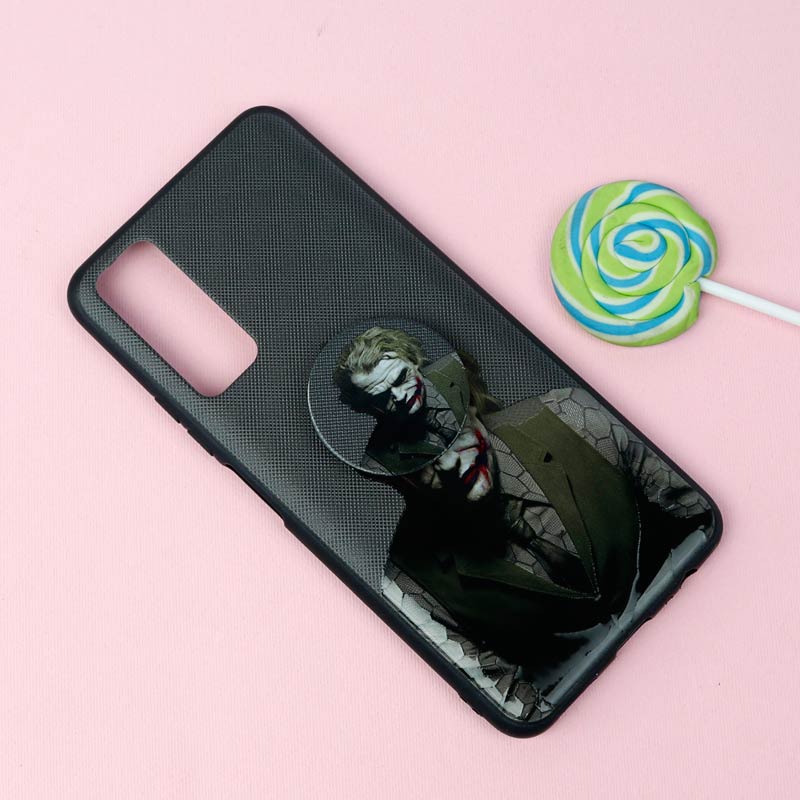 قاب فانتزی برجسته + پاپ سوکت طرح Joker هواوی Y7a سری D
