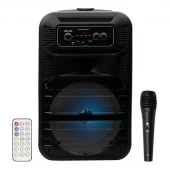 اسپیکر چمدانی بلوتوثی رم و فلش خور JBK-802 + میکروفون و ریموت کنترل