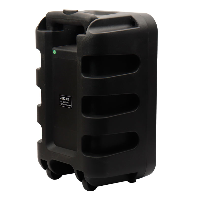 اسپیکر چمدانی بلوتوثی رم و فلش خور JBK-802 + میکروفون و ریموت کنترل