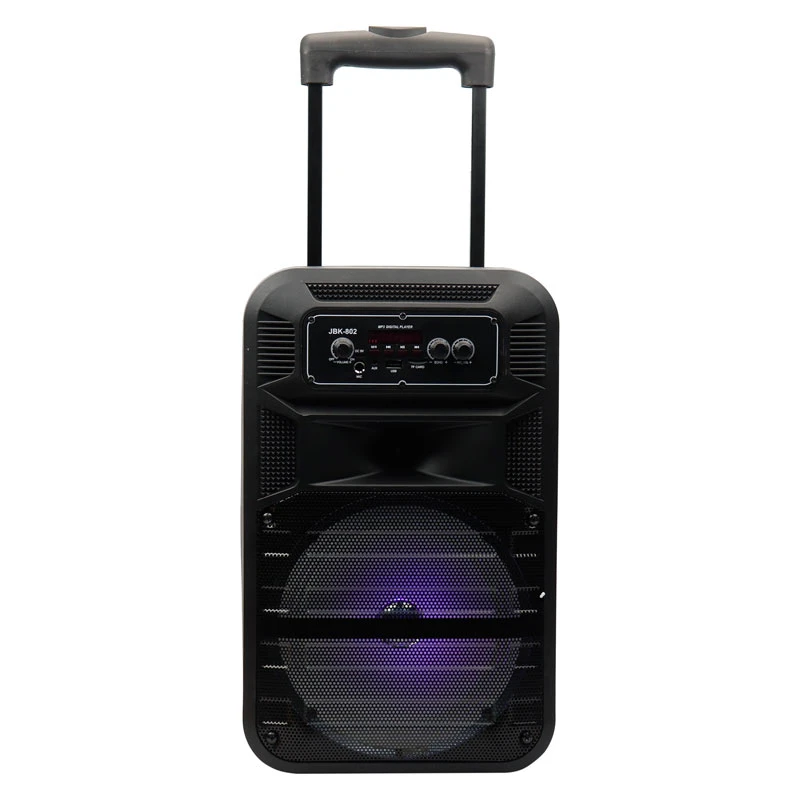 اسپیکر چمدانی بلوتوثی رم و فلش خور JBK-802 + میکروفون و ریموت کنترل