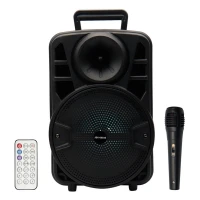 اسپیکر چمدانی بلوتوثی رم و فلش خور JBK-0903S + میکروفون و ریموت کنترل