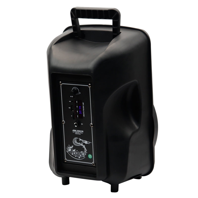 اسپیکر چمدانی بلوتوثی رم و فلش خور JBK-0903S + میکروفون و ریموت کنترل